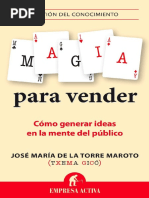 Magia para Vender Cómo Generar Ideas en La Mente Del Público