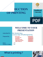 Introduction of Printing