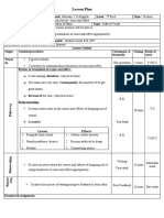 Lesson Plan: Causes Effects