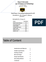 Starz University College of Science & Technology: Final Project Networking Fundamental Net 207