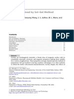 Ferrites Obtained by Sol Gel Method