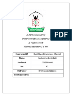 AL-Yarmouk University Department of Civil Engineering AL-Hijjawi Faculty Highway Laboratory / CE 444