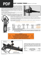 Petol Surgrip Casing Tongs: Patent #7,275,463