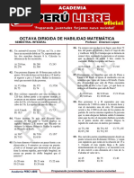 Octava Dirigida de Habilidad Matemática PL Oficial