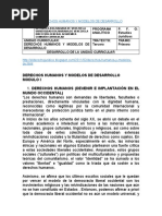 Profa Rosatonito Tema1 Derechos Humanos y Modelos de Desarrollo