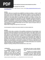 A Atuacao Do Psicologo No Contexto Escolar em Uma Perspectiva Critica Un2 PDF