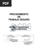 3.6 Retiro y Fabriciación Rejas Metálicas PDF