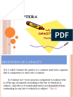 Capacity of Parties