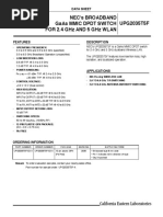 UPG2035T5F Nec'S Broadband Gaas Mmic DPDT Switch For 2.4 GHZ and 5 GHZ Wlan