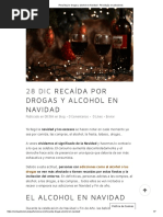 Recaída Por Drogas y Alcohol en Navidad - Psicología en Adicciones