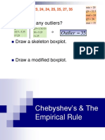 Lesson 5 - Chebyshev and Empirical Rule