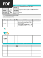 Assignment A - Lesson Plan Template: 1.practicing Skimming and Scanning Skills in Reading