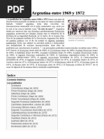 Puebladas en Argentina Entre 1969 y 1972