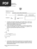 Taller 3 Termofluidos