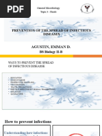 Agustin, Emman D.: Prevention of The Spread of Infectious Diseases