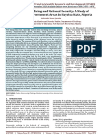 Community Policing and National Security A Study of Selected Local Government Areas in Bayelsa State, Nigeria