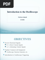 13-14class5 - Lecture - Introduction To The Oscilloscope