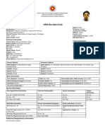 HRIS Bio-Data (Full) : Personal Information