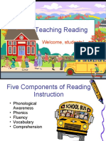 Teaching Reading: Welcome, Students!