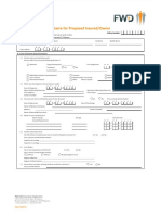 Liver Disease Questionnaire For Proposed Insured/Owner