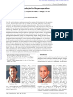 Membrane-Based Technologies For Biogas Separations