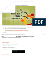 How To Install Kali Linux Tools Using Katoolin On Ubuntu 18.04 LTS - FOSS Linux