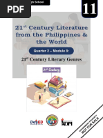 21 Century Literary Genres: Quarter 2 - Module 8