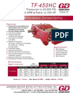 Fast & Affordable Convertibility: Pressures To 20,000 PSI Flows To 54 GPM Power To 330 HP