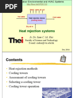 Heat Rejection Systems: Ir. Dr. Sam C. M. Hui