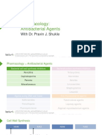 Cell Wall Synthesis - BacterialProteinSynthesis - Antimicrobials