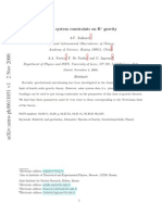 Solar System Constraints On R Gravity