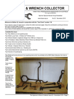 Spanner & Wrench Collector: Welcome To Edition 22, Issued in Conjunction With The "Tool Chest" Number 118