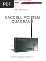 Manual Interface Celular Naccell Quadband