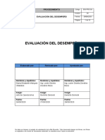 SIG-PRO-09 Evaluación Del Desempeño