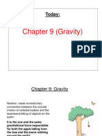 Chapter 9 (Gravity) : Today