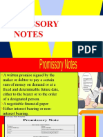 Promissory Notes