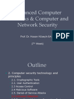 Advanced Computer Networks & Computer and Network Security: Prof. Dr. Hasan Hüseyin BALIK (7 Week)