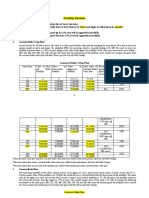 Portfolio Revision Plans With Solutions