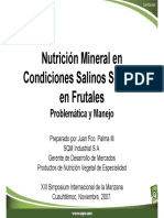 (P. S. 2007) Nutrición Mineral en Condiciones Salinos Sódicas en Frutales PDF