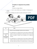 Réception Et Rangement de Produits