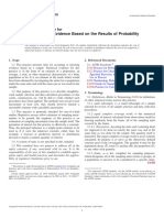 Acceptance of Evidence Based On The Results of Probability Sampling