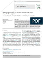 Structural Characterization and Antioxidant Activity of Alkali-Extracted Polysaccharides Fro