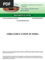 Girls Education in India