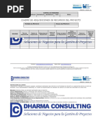 FGPR - 270 - 06 - Cuadro de Adq. de Recursos Del Proyecto