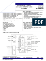 Programmable Flexpc LP/S Clock For Intel Based Systems: Features: Key Features