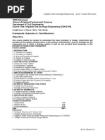 Irrigation & Drainage Engineering Module's Handout