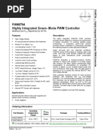 FAN6754 Highly Integrated Green-Mode PWM Controller: Features Description