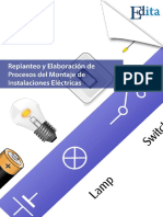 Manual UTO1 TYP Replanteo y Elaboración de Procesos Del Montaje de Instalaciones Eléctricas PDF