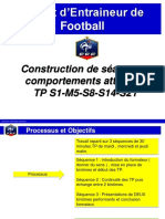 BEF TP Construction de Séance - Comportements Attendus S1-M5 - S8 S14 S21