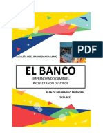 Plan de Desarrollo Municipal El Banco 2020-2023 PDF